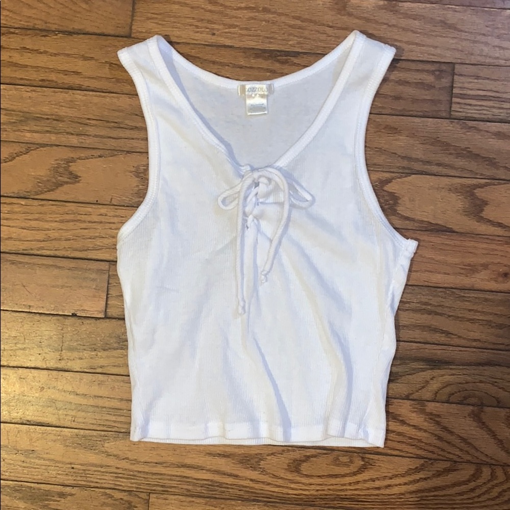 Tied crop top